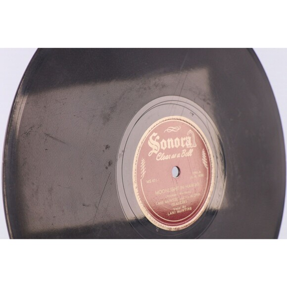 Lani McIntire - Moonlight In Hawaii / Drowsy Waters 1945 10" 78 rpm Record 1091 - Picture 11 of 16